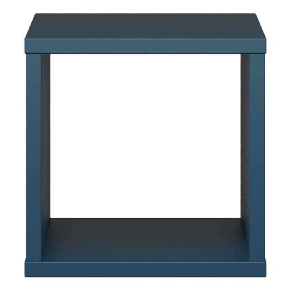 Mabon Square Wooden Shelving Unit in Blue