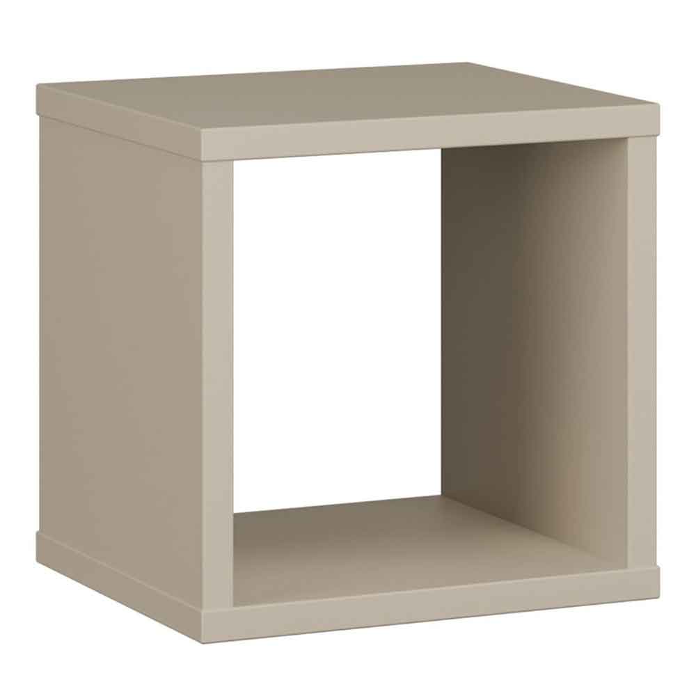Mabon Square Wooden Shelving Unit in Taupe