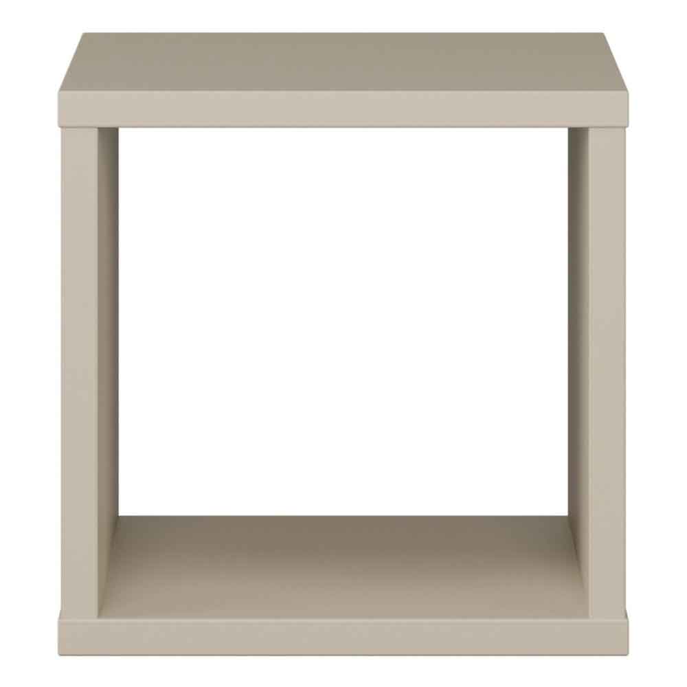 Mabon Square Wooden Shelving Unit in Taupe