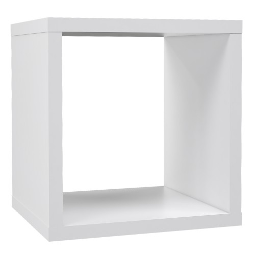 Mabon Wooden Bookshelf In Matt White