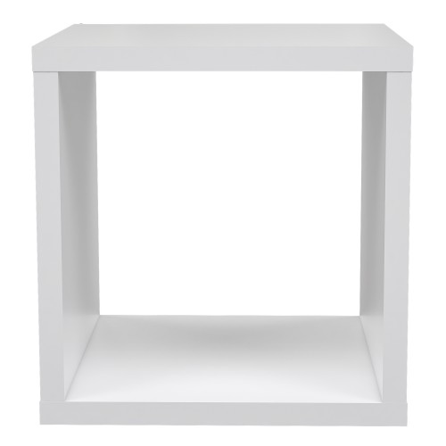 Mabon Wooden Bookshelf In Matt White