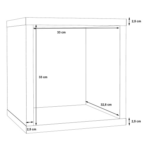 Mabon Wooden Bookshelf In Matt White