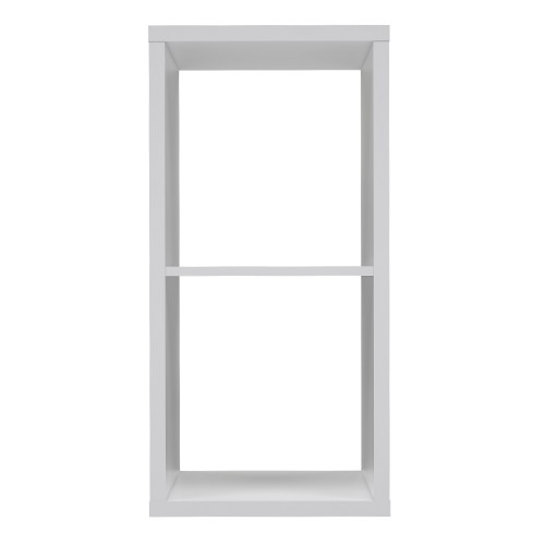 Mabon Wooden Bookcase With 1 Shelf In Matt White