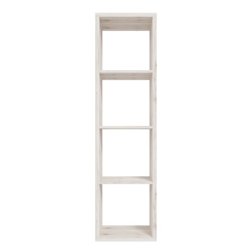 Mabon Wooden Bookcase With 3 Shelves In Sand Oak