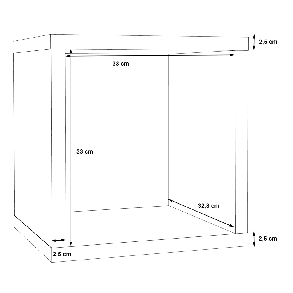Mabon Wooden Bookshelf In Matt White