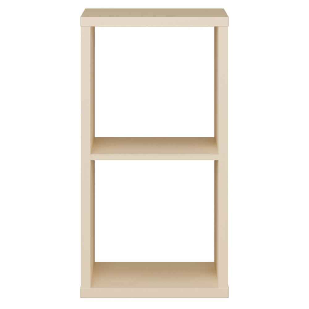 Mabon Wooden Shelving Unit with 2 Open Storage in Yellow