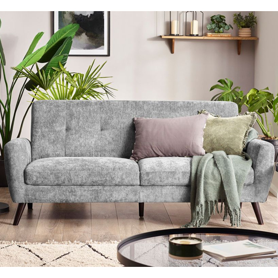 Read more about Macia mobus fabric 3 seater sofa in in dove grey