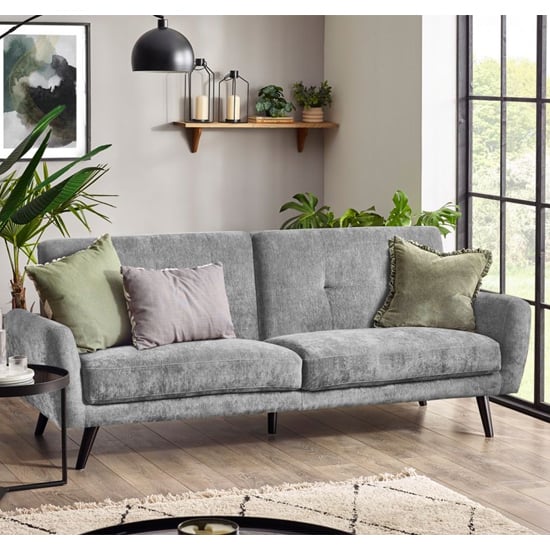 Read more about Macia mobus fabric sofa bed in in dove grey