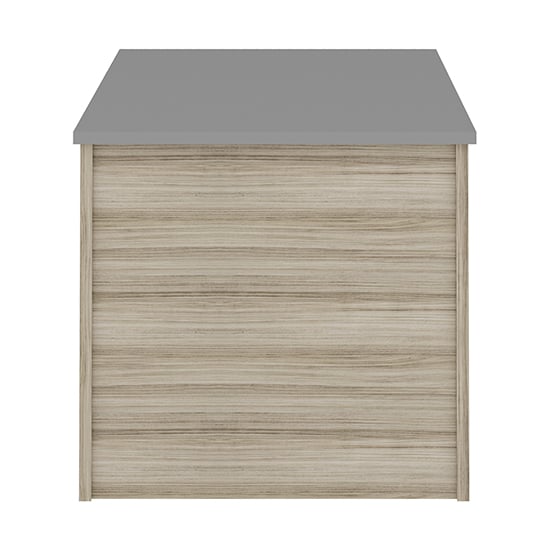 Mack High Gloss Blanket Box In Grey And Light Oak_5