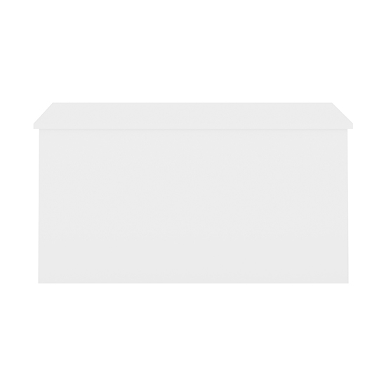 Mack High Gloss Blanket Box In White Furniture in Fashion