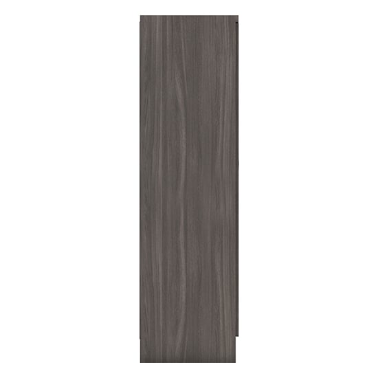 Mack Wooden Wardrobe With 6 Doors 2 Drawers In Black