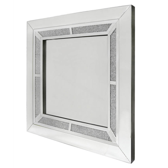 Photo of Mack wall mirror square large in mirrored frame