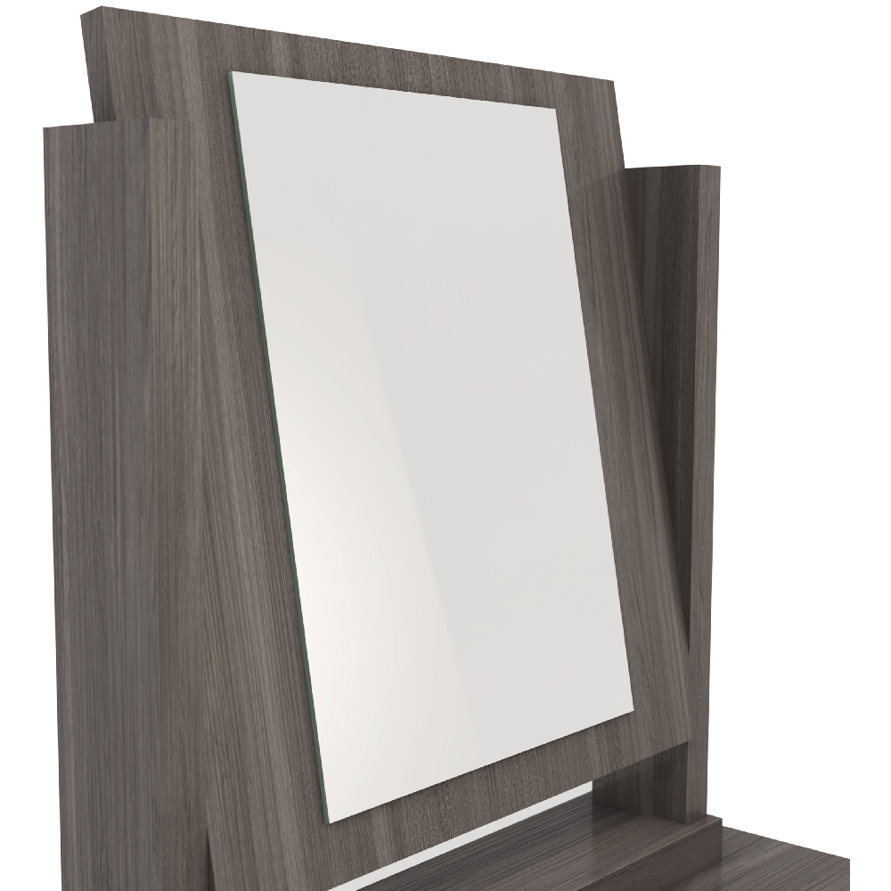 Mack Wooden Dressing Table Set With 4 Drawers In Black