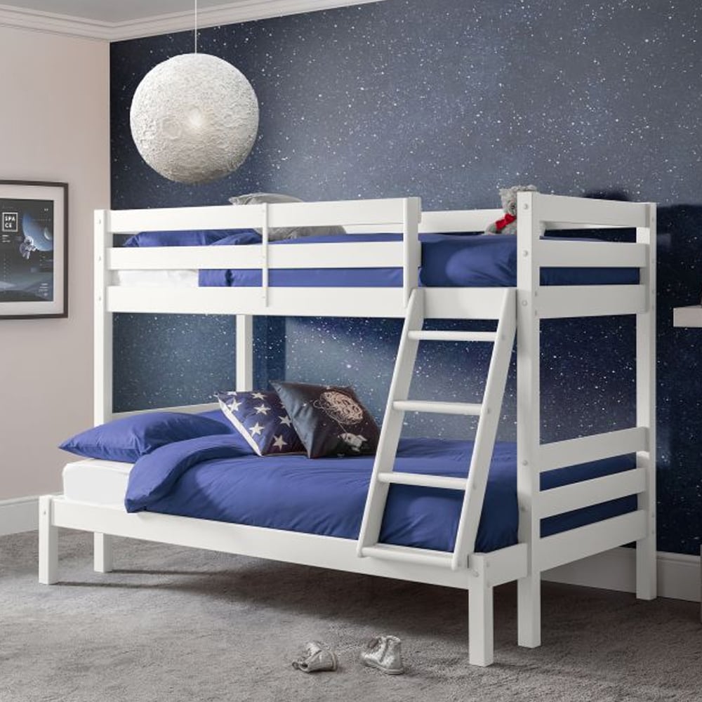 Read more about Mack wooden triple sleeper bunk bed in white