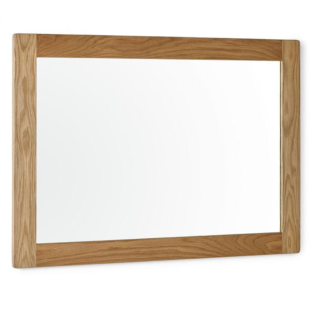 Macon Bedroom Wall Mirror In Oak Frame