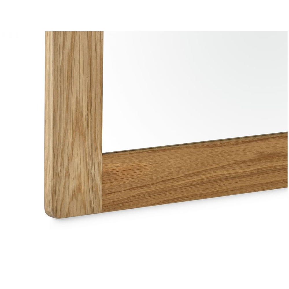 Macon Bedroom Wall Mirror In Oak Frame