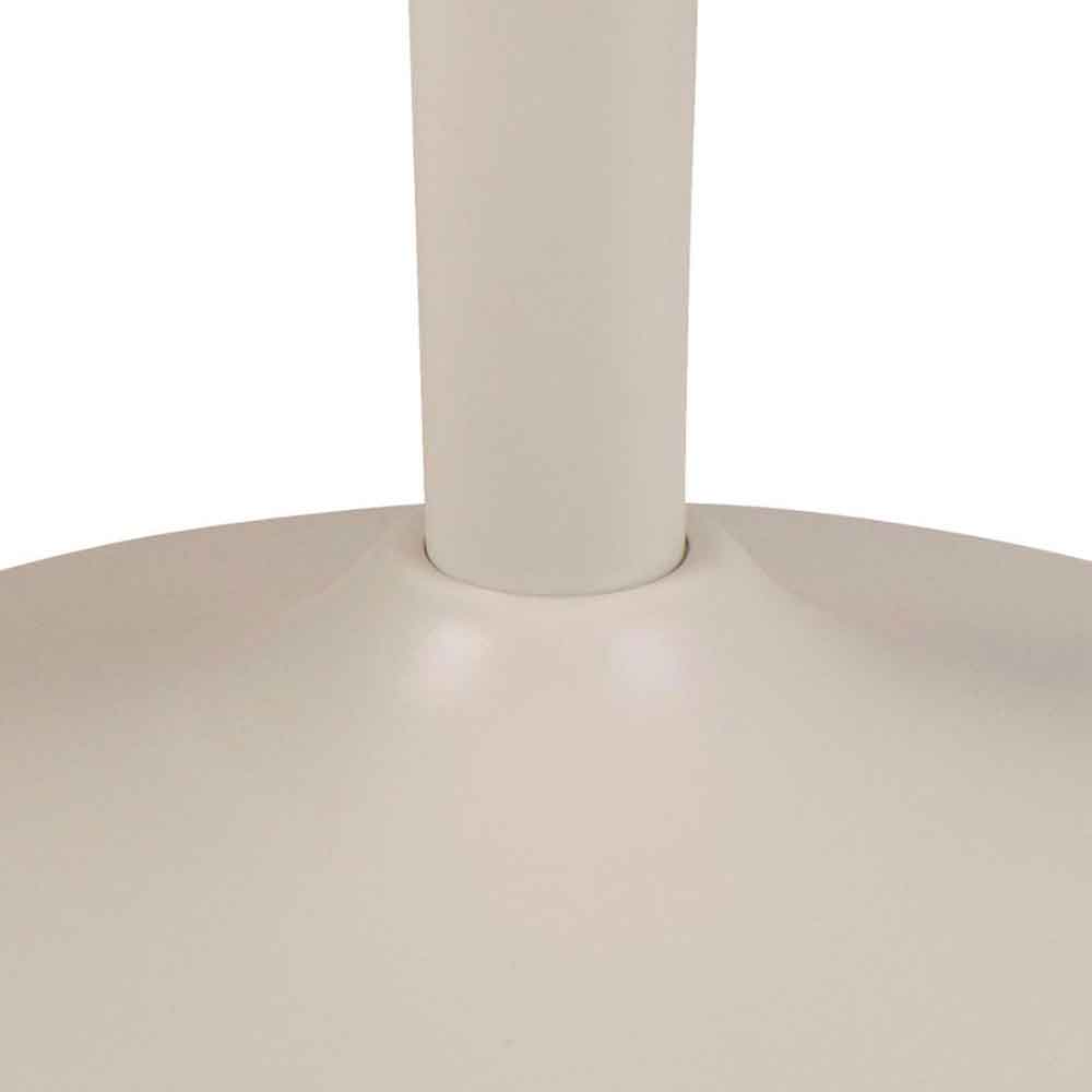 Macon Ceramic Round Coffee Table With Steel Base - Aberta Brown