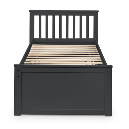 Macon Single Bed With Underbed And Drawers In Anthracite