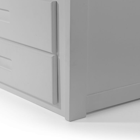 Macon Single Bed With Underbed And Drawers In Dove Grey Furniture in