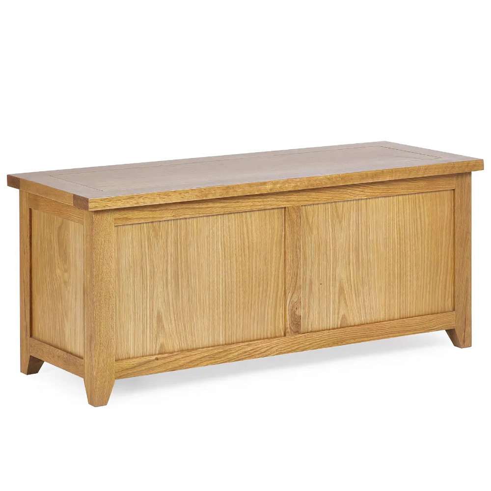 Macon Wooden Hallway Seating Storage Bench In Oak