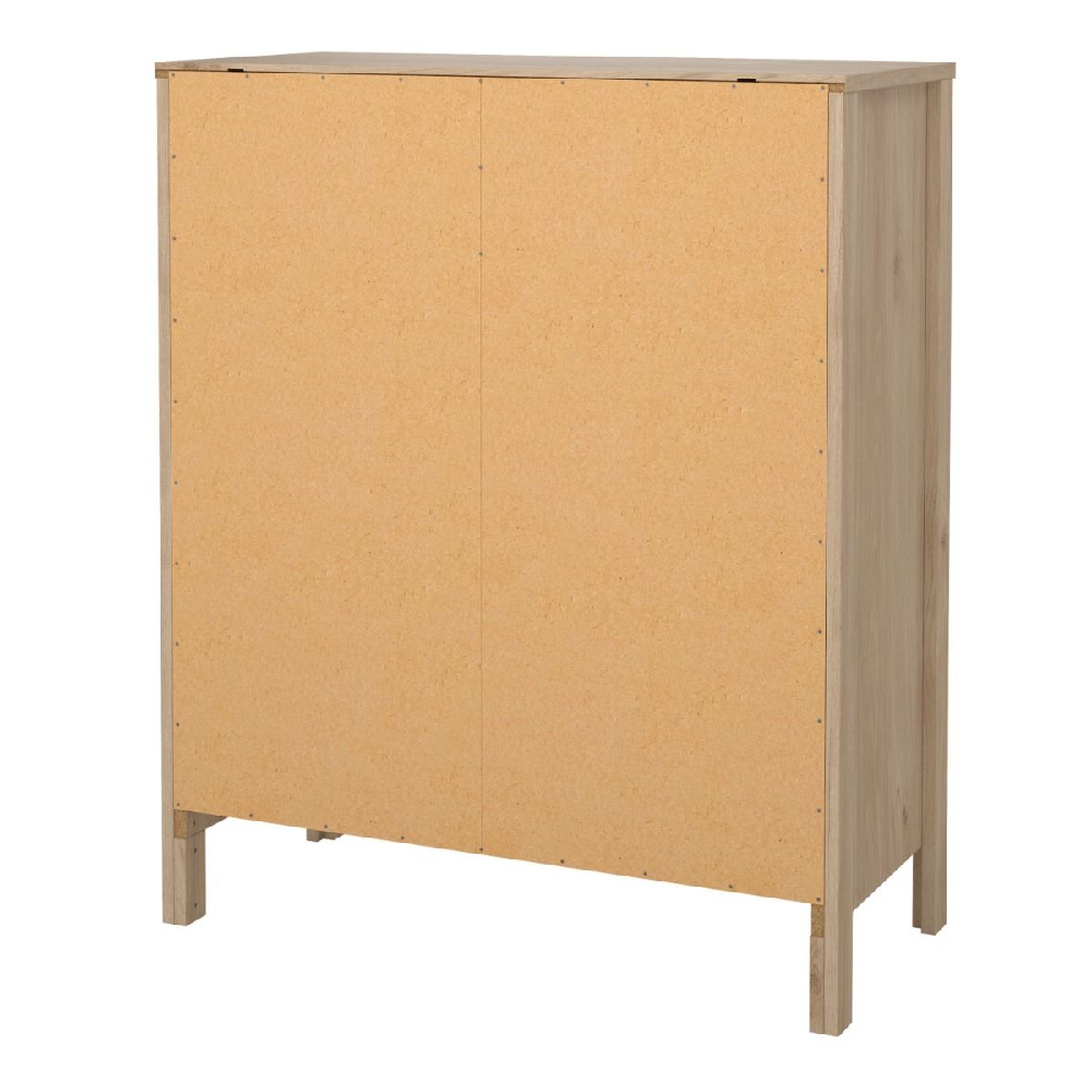 Macron Wooden Chest Of 5 Drawers In Oak