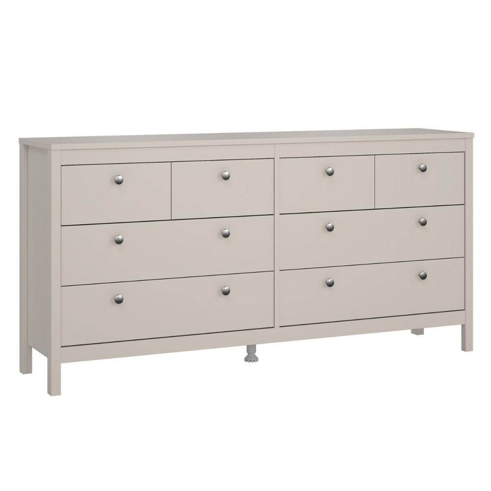 Macron Wooden Chest Of 8 Drawers In Cashmere