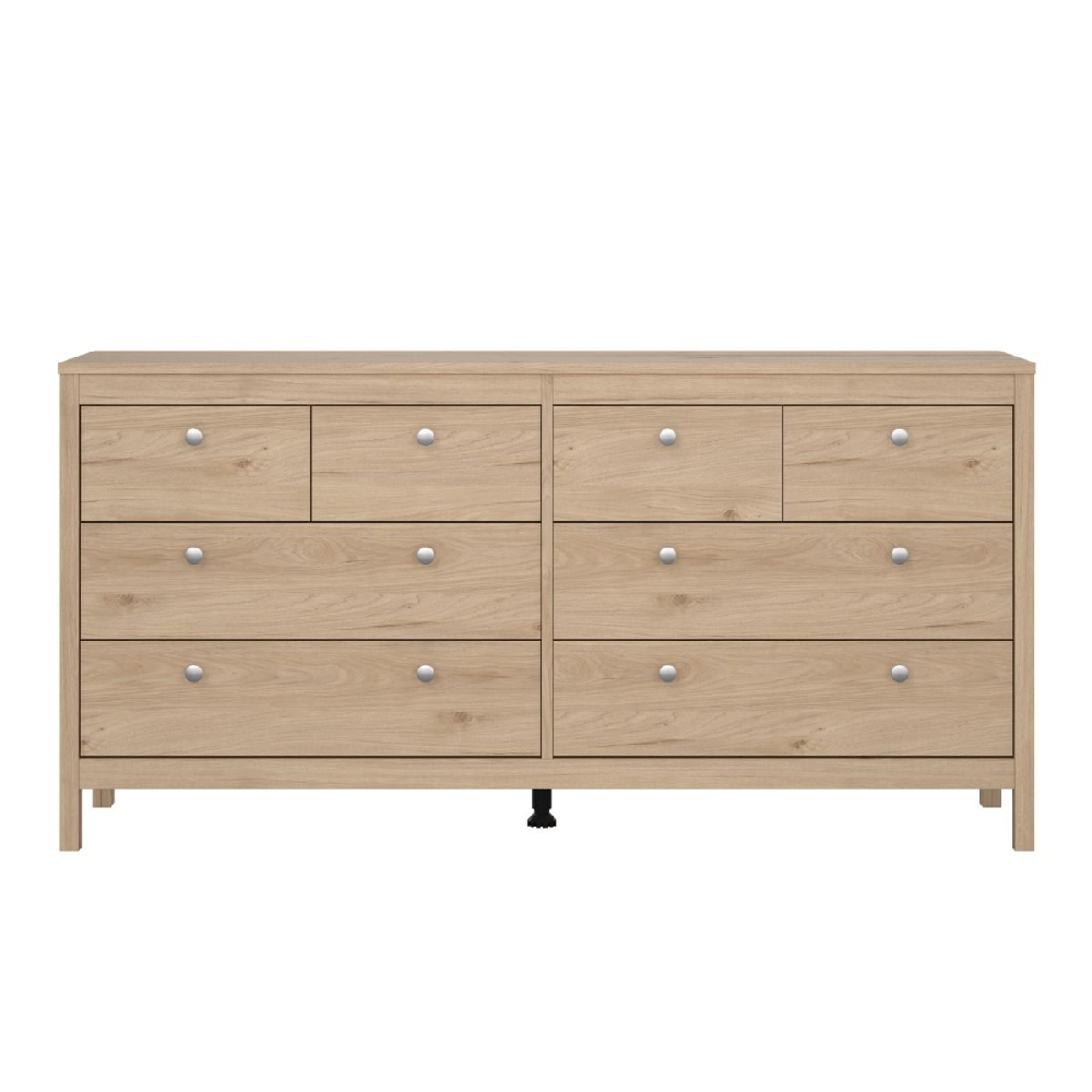 Macron Wooden Chest Of 8 Drawers In Oak