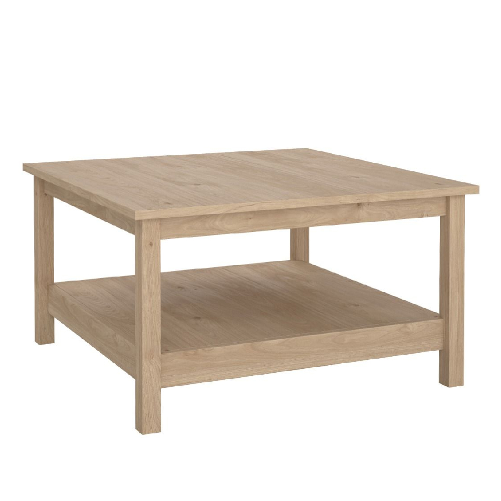 Macron Wooden Coffee Table Square In Oak