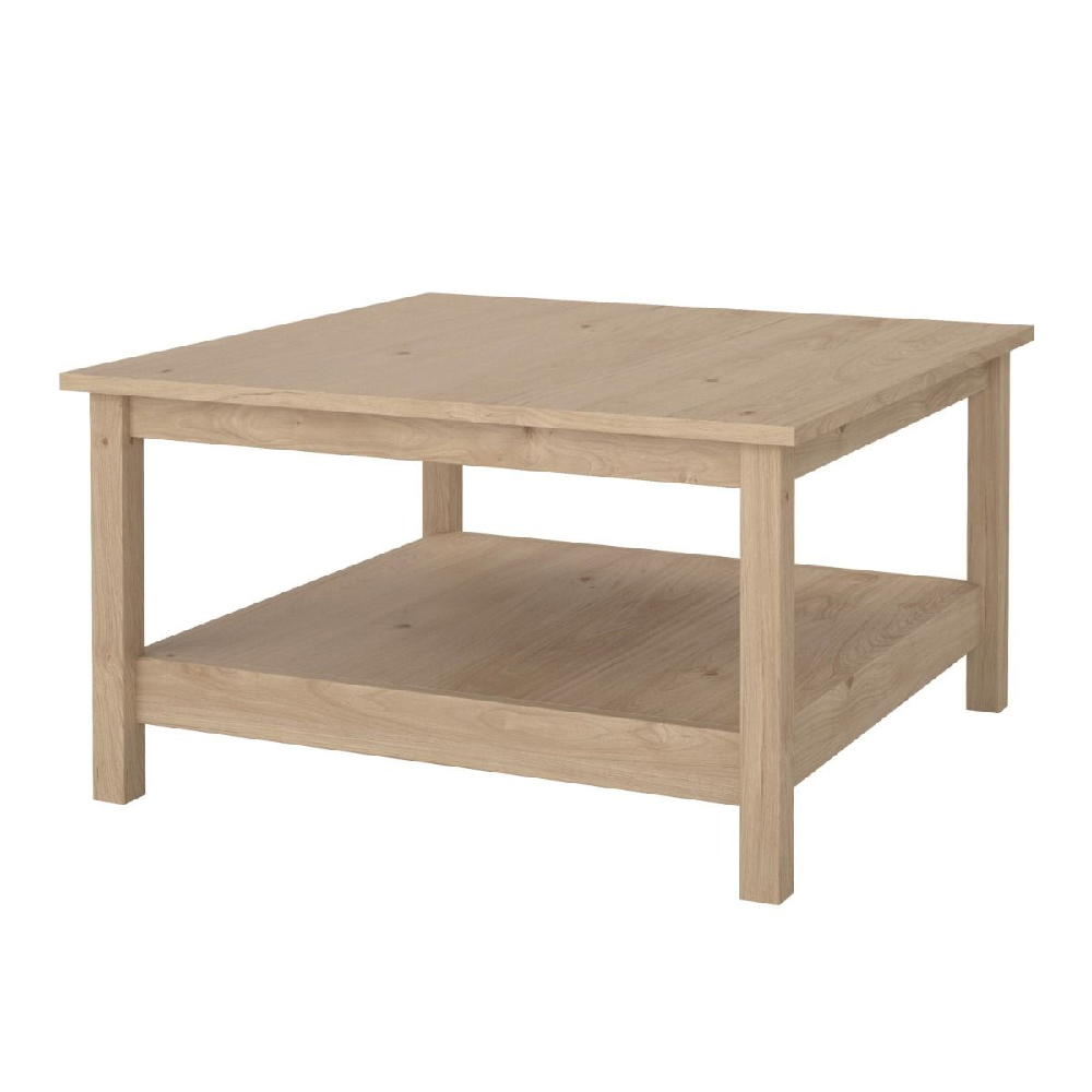 Macron Wooden Coffee Table Square In Oak