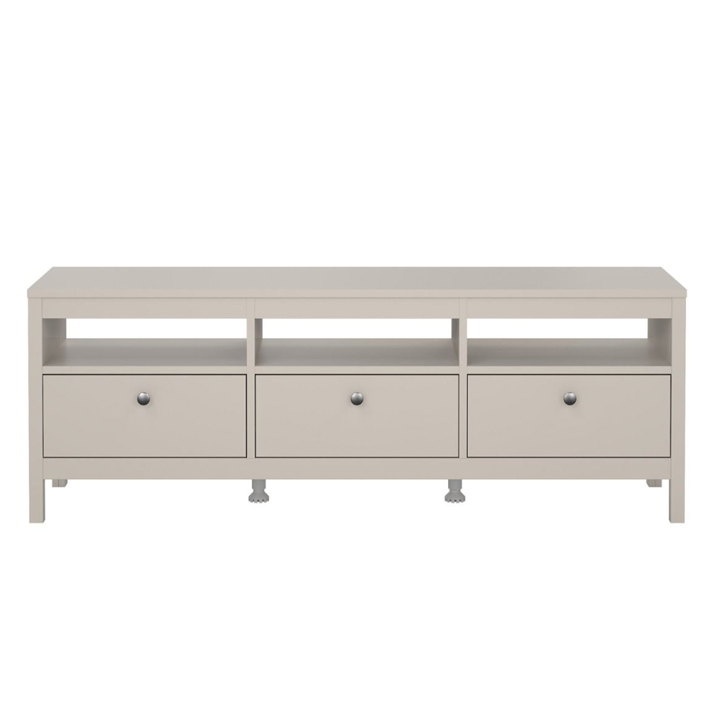Macron Wooden TV Stand With 3 Drawers In Cashmere
