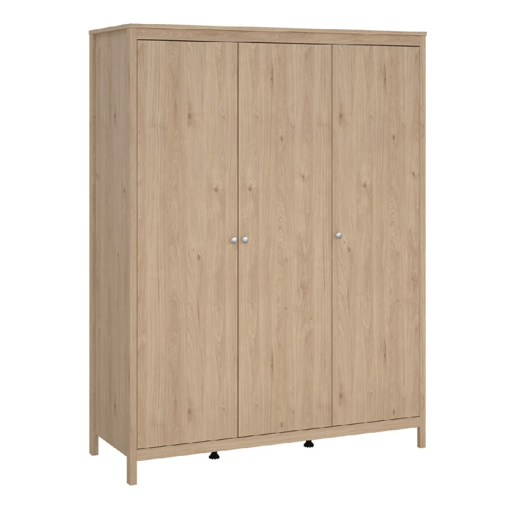 Macron Wooden Wardrobe With 3 Doors In Oak