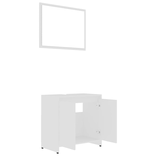 Madden Wooden Bathroom Furniture Set In White
