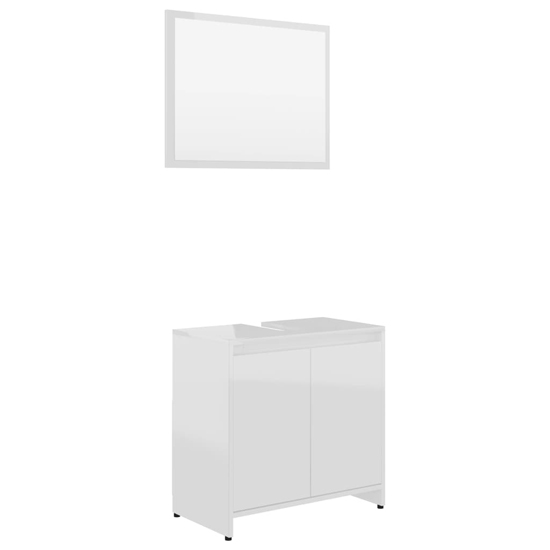 Madden High Gloss Bathroom Furniture Set In White_3