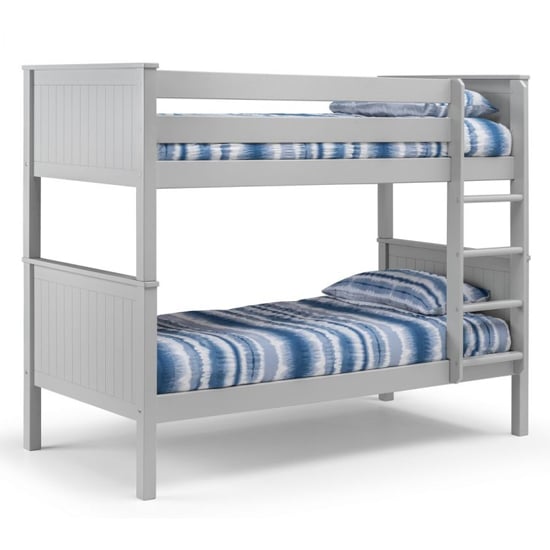 Madge Wooden Bunk Bed In Dove Grey