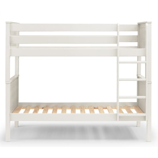 Madge Wooden Bunk Bed In Surf White