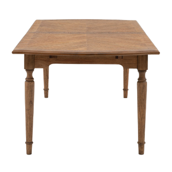 Madisen Rectangular Wooden Extending Dining Table In Peroba_2