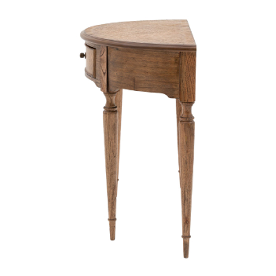 Madisen Wooden Console Table With 1 Drawer In Peroba