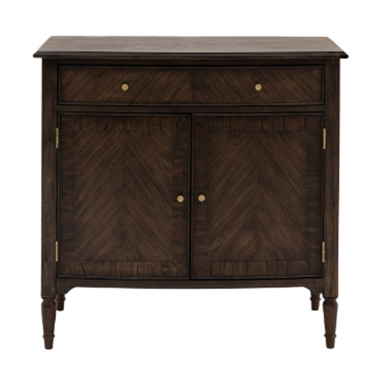Madisen Wooden Sideboard With 2 Doors And 1 Drawer In Coffee