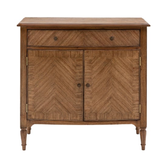 Madisen Wooden Sideboard With 2 Doors 1 Drawer In Peroba