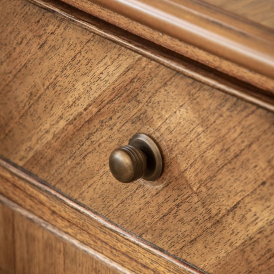 Madisen Wooden Sideboard With 2 Doors 1 Drawer In Peroba