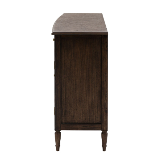 Madisen Wooden Sideboard With 3 Doors And 3 Drawers In Coffee