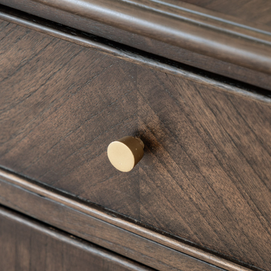Madisen Wooden Sideboard With 3 Doors And 3 Drawers In Coffee