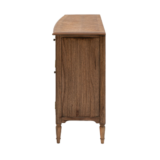 Madisen Wooden Sideboard With 3 Doors 3 Drawers In Peroba