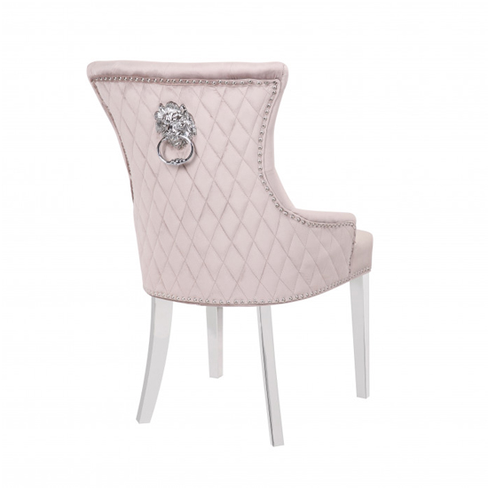 Madison Taupe Velvet Dining Chairs In Pair | Furniture in Fashion