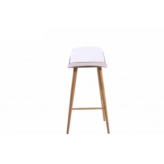 Madisson Stone Bar Stool With Oak Look Metal Legs In A Pair_2