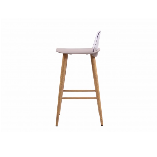 Madisson Stone Bar Stool With Oak Look Metal Legs In A Pair_3