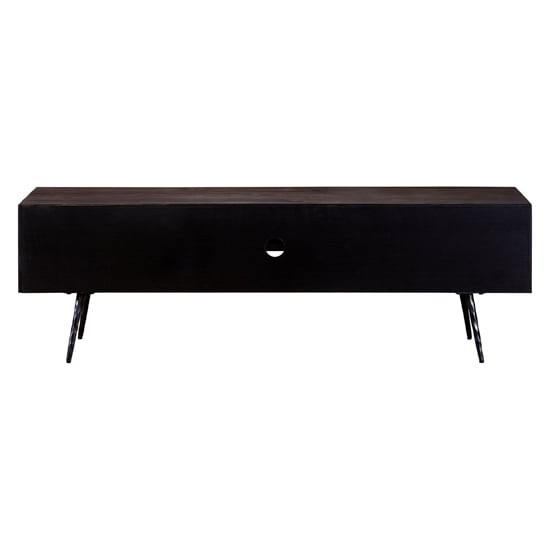 Madoca Wooden TV Stand With 2 Drawers And 1 Shelf In Dark Grey_6