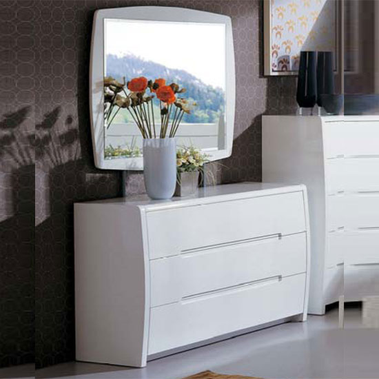 madrid dresser - Bedroom Essentials You Haven't Thought Of: White Dressing Tables With Mirror And Stool