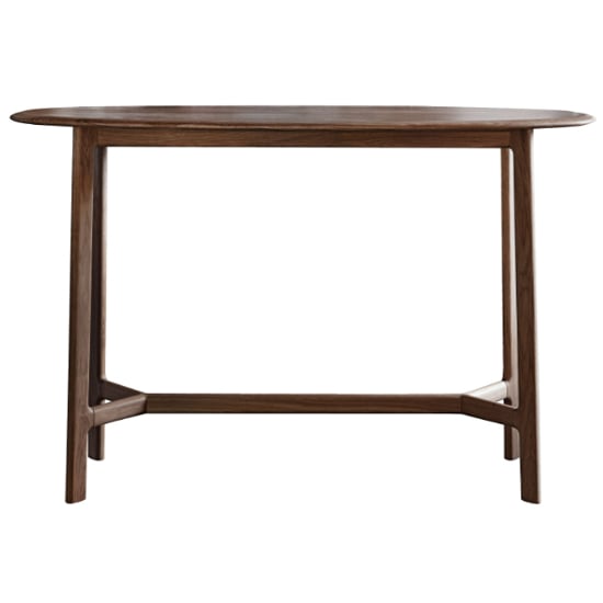 Madrina Wooden Console Table In Walnut