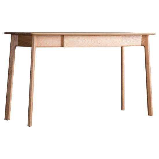 Madrina Wooden Laptop Desk With 1 Drawer In Oak